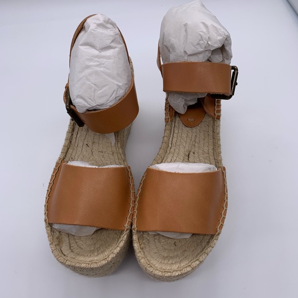 Soludos Minorca Leather Wedge High Platform - Picture 4 of 7